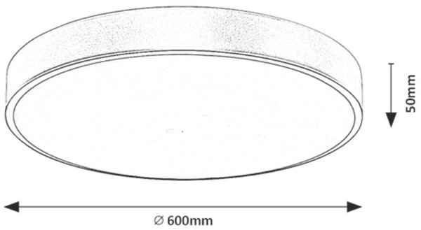 Rabalux Tesia plafoniera inteligentă 1x60 W alb-auriu 71038