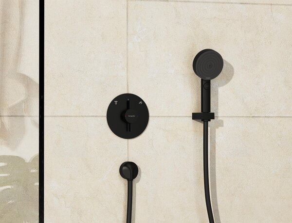 Hansgrohe DuoTurn S baterie cadă-duș ascuns negru 75418670