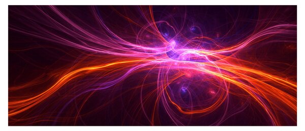 Tablou cu abstracțiune modernă (120x50 cm)