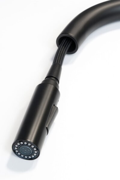 Berg Slim baterie bucătărie pe picior negru S130336PH
