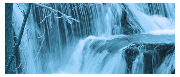 Tablou - cascadele închețate (120x50 cm)