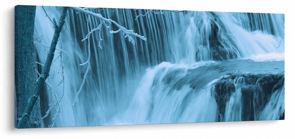 Tablou - cascadele închețate (120x50 cm)