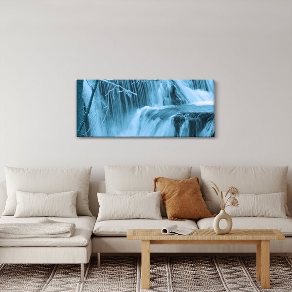 Tablou - cascadele închețate (120x50 cm)