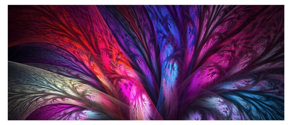 Tabloul abstract cu copacul (120x50 cm)
