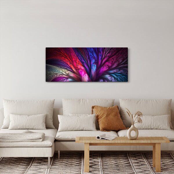 Tabloul abstract cu copacul (120x50 cm)