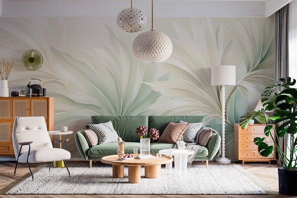 Tapet Frunze tropicale ascuțite, Imagini de fundal unice, w05792 : Uwalls.ro