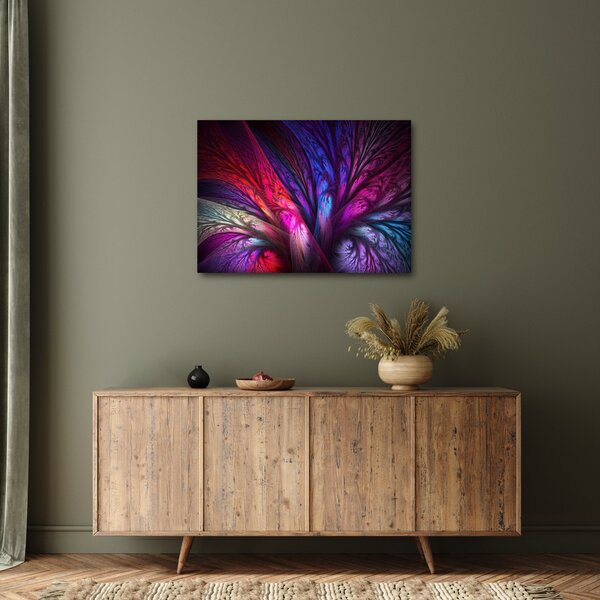 Tabloul abstract cu copacul (70x50 cm)