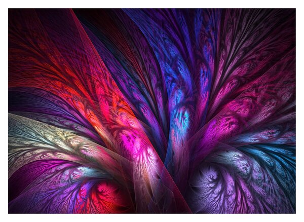 Tabloul abstract cu copacul (70x50 cm)