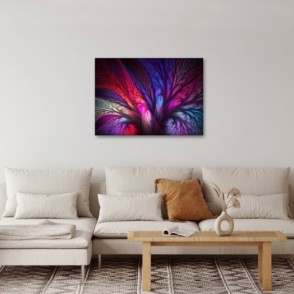 Tabloul abstract cu copacul (70x50 cm)