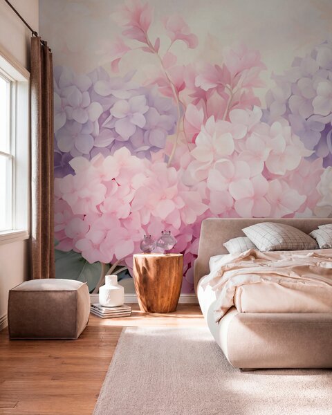 Tapet Flori de hortensie, Imagini de fundal unice, w05796 : Uwalls.ro