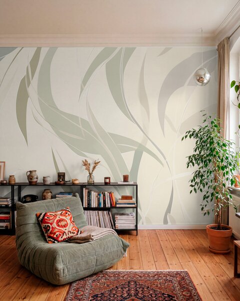 Tapet Eucalipt cu frunze ascuțite, Fototapet Natură, Fototapet Frunze, w05799 : Uwalls.ro