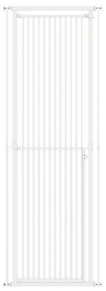 PawHut Barieră de Siguranță Extensibilă pentru Câini, Înălțime 112-200 cm, Spațiu Îngust 3,5 cm, pentru Scări și Uși, Alb | Aosom Romania