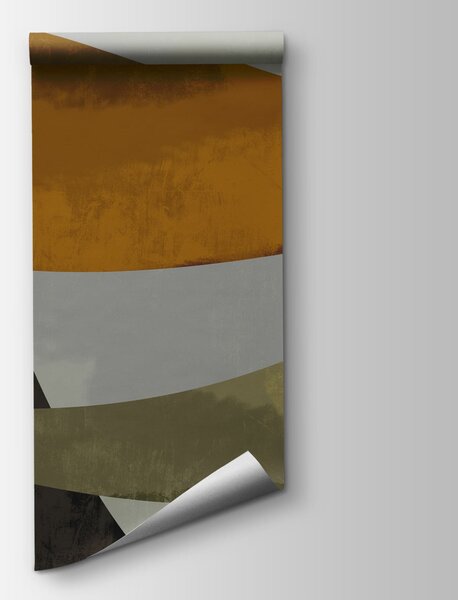 Fototapet Vârtejuri colorate pe un fundal gri, Fototapet abstracte, Fototapet populare - Tapeko.ro