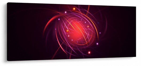 Tabloul modern cu abstacțiune (120x50 cm)