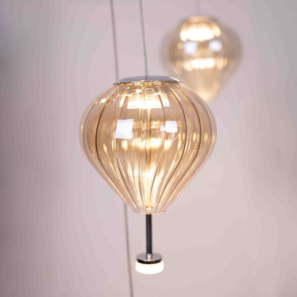 Lustră LED dimabilă pe cablu MAXLIGHT P0526D PALLONCINI 11xLED/6W/230V