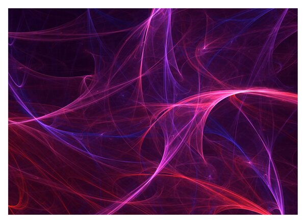 Tabloul abstract cu linii curbe (70x50 cm)