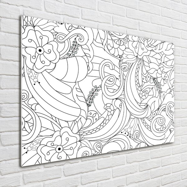 Tablou din Sticlă ornamente