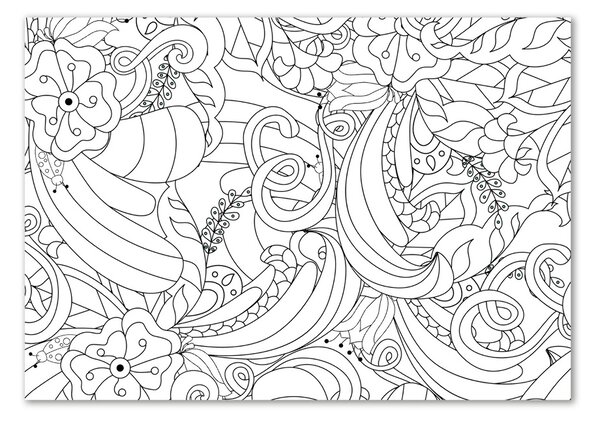 Tablou din Sticlă ornamente