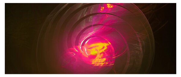 Tablou - abstacție cu spirala (120x50 cm)