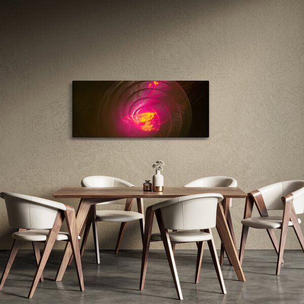 Tablou - abstacție cu spirala (120x50 cm)