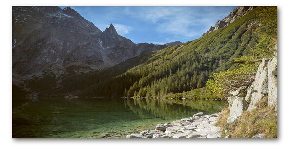 Fotografie imprimată pe sticlă Marine ochi Tatry