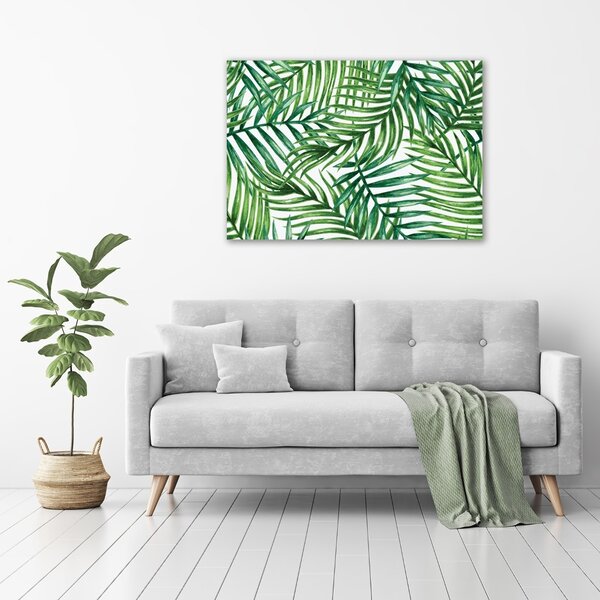 Print pe canvas frunze de palmier