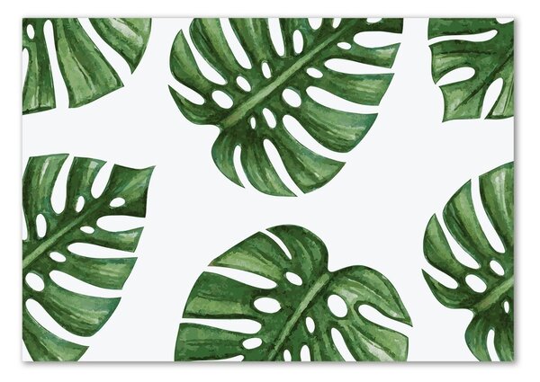 Tablou Printat Pe Sticlă Monstera