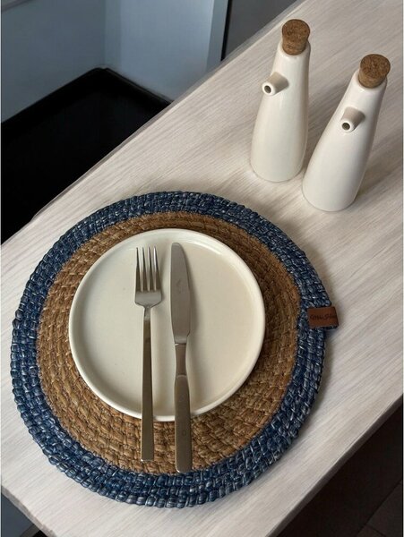 Suport pentru farfurii din iută ø 33 cm Wicker – Mila Home Luxury