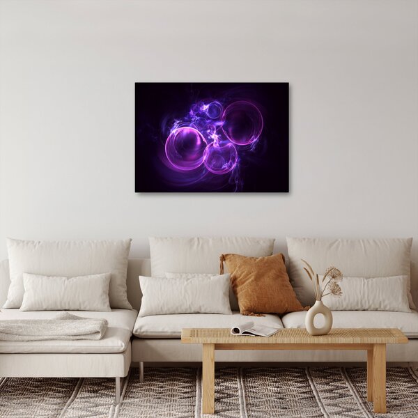 Tablou abstract cu bulbuci (70x50 cm)