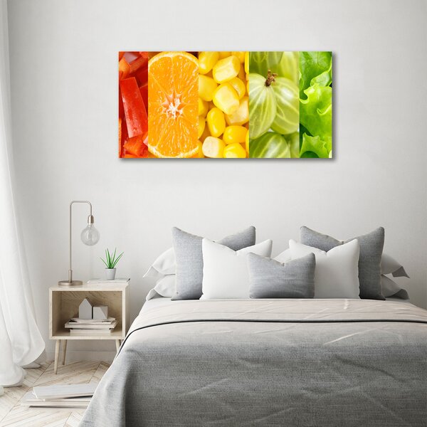 Tablou pe pânză canvas Fructe si legume