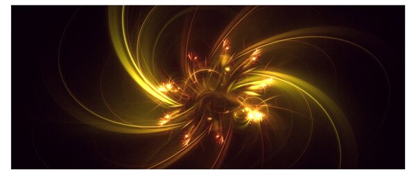 Tablou - abstracție cu elice (120x50 cm)
