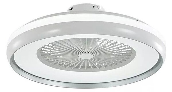 Plafonieră LED cu ventilator LED/32W/230V 3000-6500K gri + telecomandă