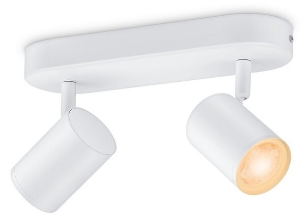 Spot LED RGBW dimabil IMAGEO 2xGU10/4,9W/230V Wi-Fi alb WiZ