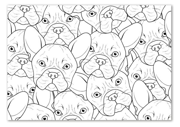 Imagine de sticlă Bulldogs franceză