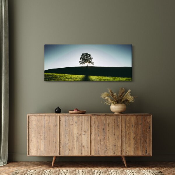 Tablou cu natura - copac (120x50 cm)