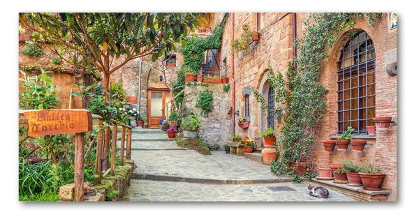Tablou Printat Pe Sticlă străzile italiene