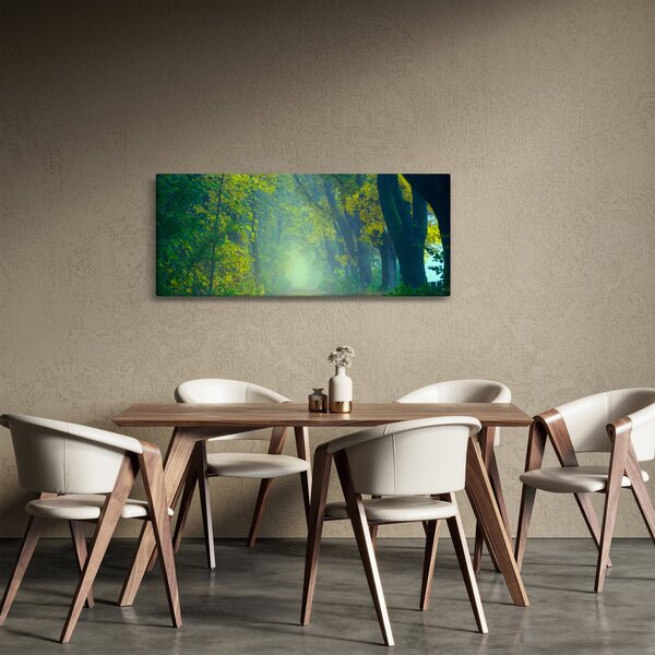 Tablou cu drum dea lungul cu copaci (120x50 cm)