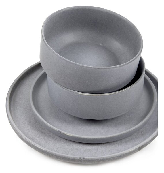 Set 18 vase din gresie Bonami Selection Malia, gri