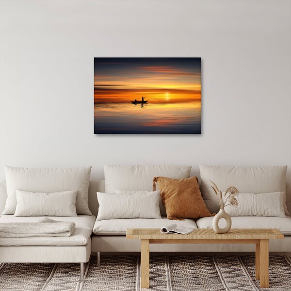 Tablou - cu barca (70x50 cm)