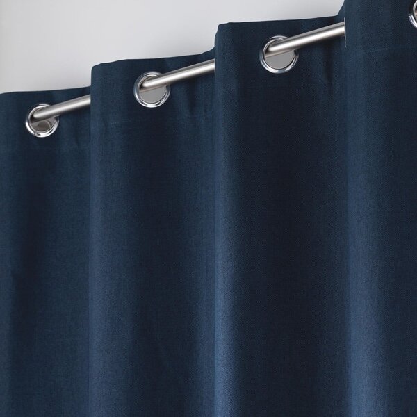 Draperie albastru-închis blackout 140x180 cm Crepuscule – douceur d'intérieur