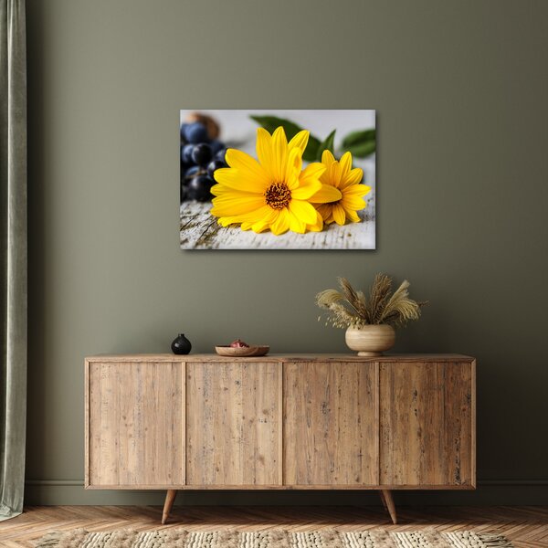 Tablou cu flori galbene (70x50 cm)
