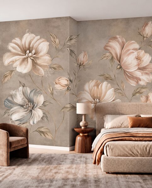 Tapet O îmbrățișare blândă, Fototapet Flori, w05958 : Uwalls.ro