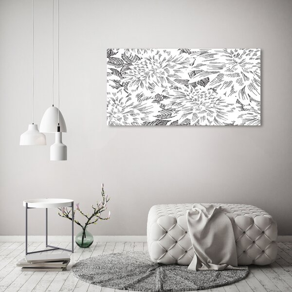 Tablouri tipărite pe pânză model floral