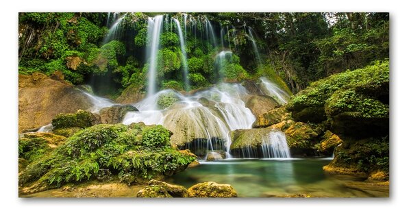 Fotografie imprimată pe sticlă Cascadă