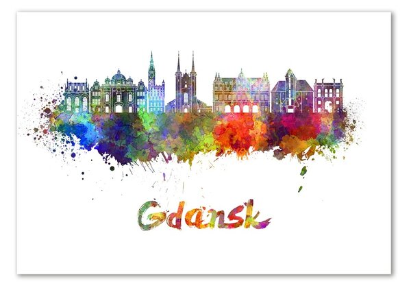 Tablou pe pe sticlă culoare Gdańsk
