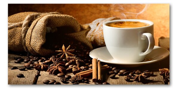 Tablou din Sticlă Cafea si mirodenii
