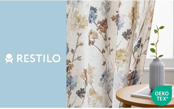 Draperie crem 135x250 cm Flosi – Restilo