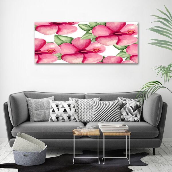 Tablou pe pânză canvas flori tropicale