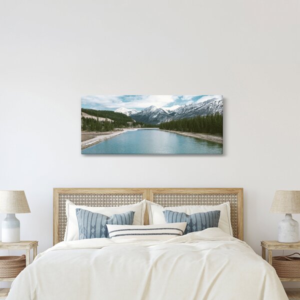 Tablou cu peisaj montan (120x50 cm)