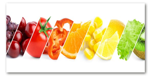 Tablou sticlă Fructe si legume